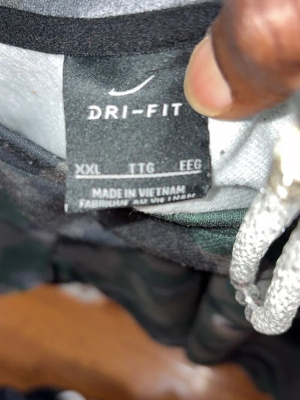 Nike Dri-FIT Camo Cropped Sweatshirt XXL - Picture 4 of 4